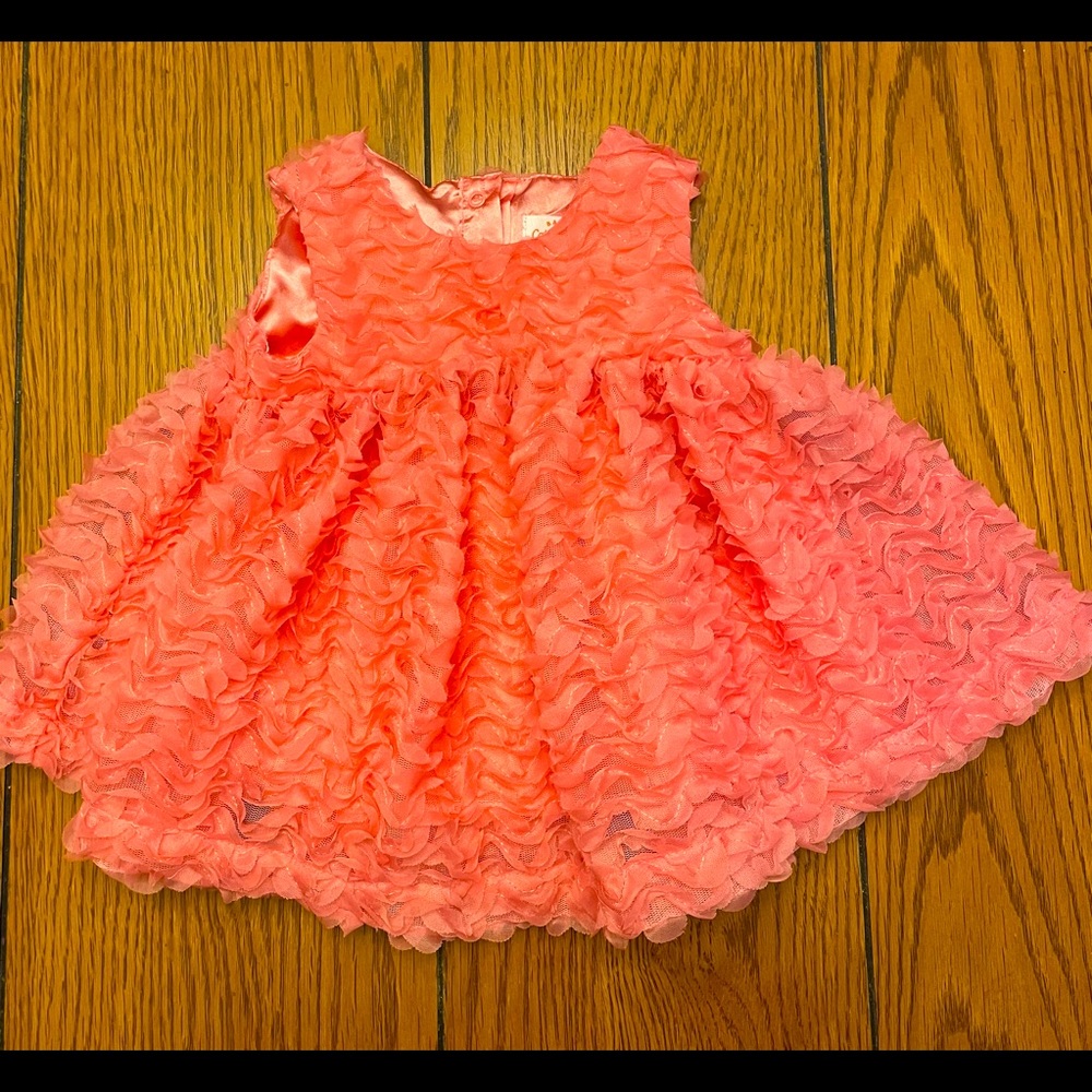 Baby girl Ruffle pink dress